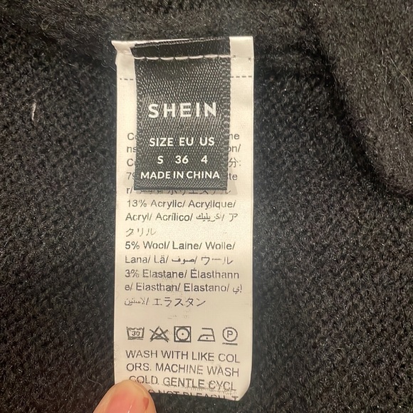 NWT Shein Long Sweater - Picture 3 of 6